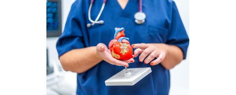 Profissional de enfermagem monitoriza paciente em unidade de cuidados coronários, analisando ECG e sinais vitais durante procedimento de emergência cardíaca